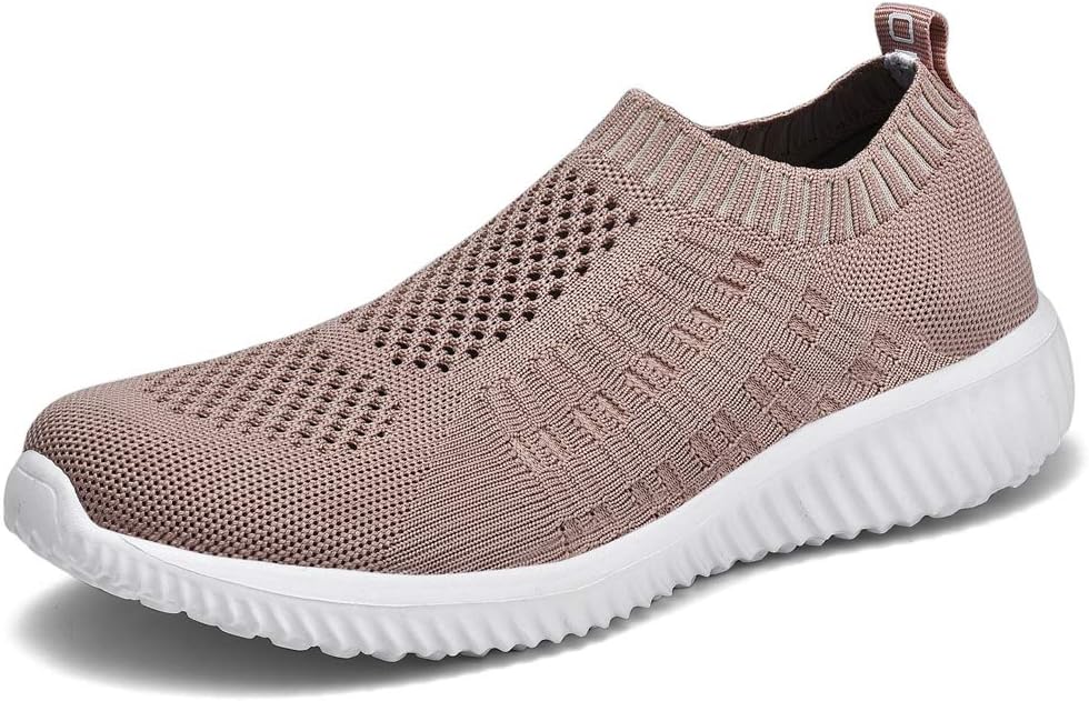Detalle de TIOSEBON Ladies Breathable Mesh Running Shoes: Lightweight, Easy On/Off Trainers