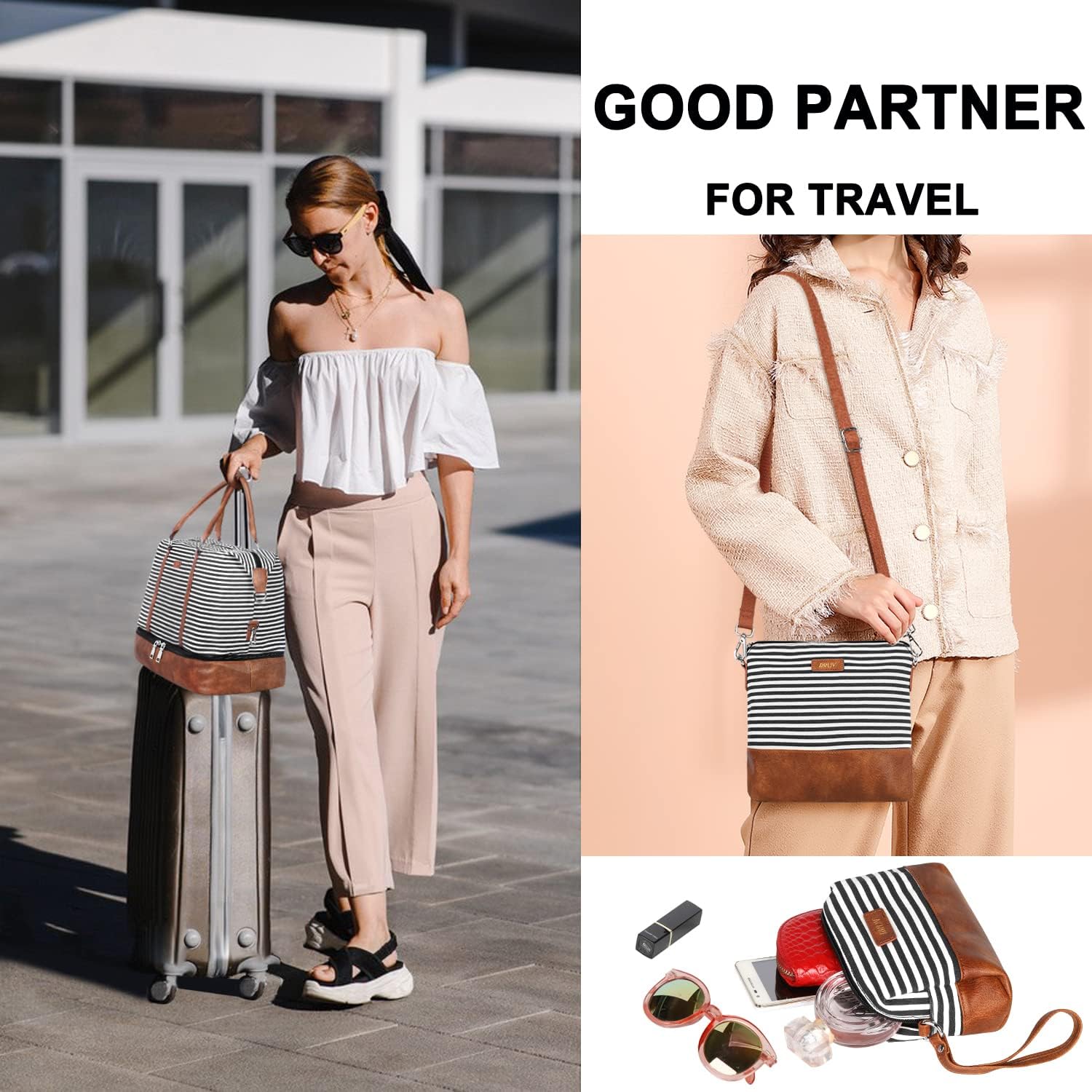 Detalle de IBFUN 21" Weekender Travel Bag