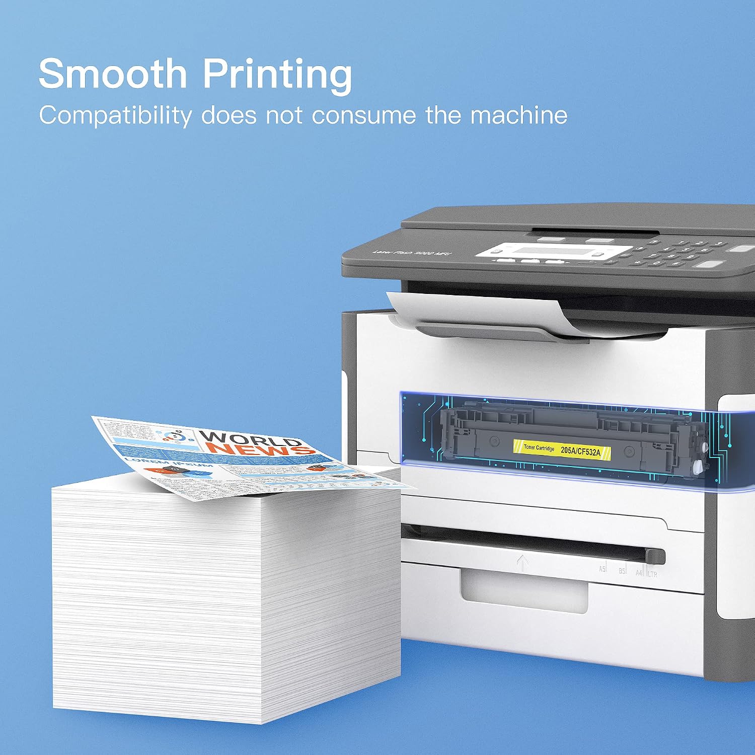 Thumbnail 4 de GPC IMAGE 205A 4er-Pack kompatible HP 205A Toner CF530A–CF533A (CMYK) für HP Color LaserJet Pro MFP M181fw/M154a