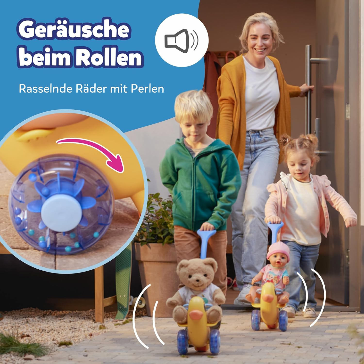 Detalle de Baby born Schiebe-Berta 36 43 cm