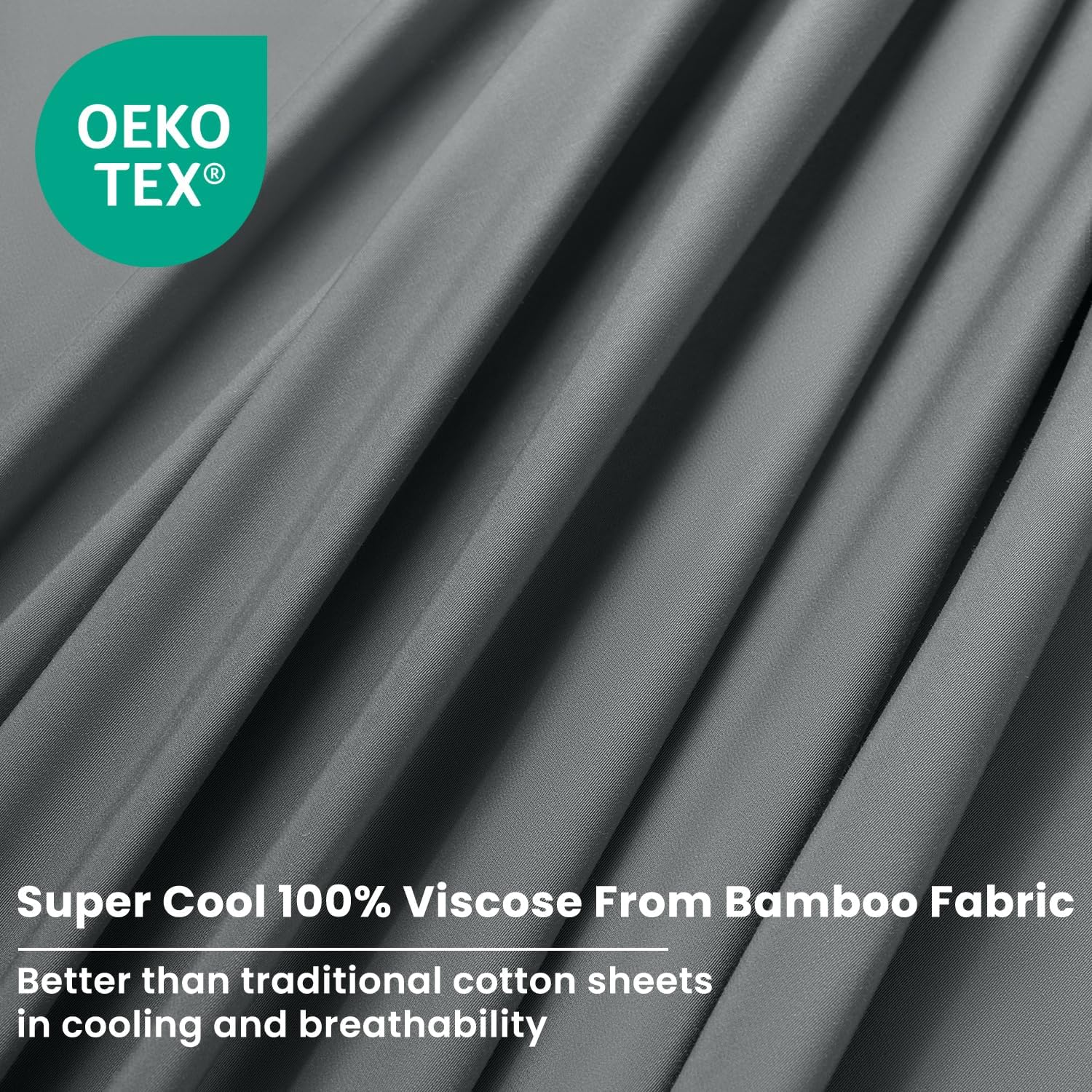 Detalle 2 de Shilucheng Bamboo-Derived Rayon Sheets, Queen