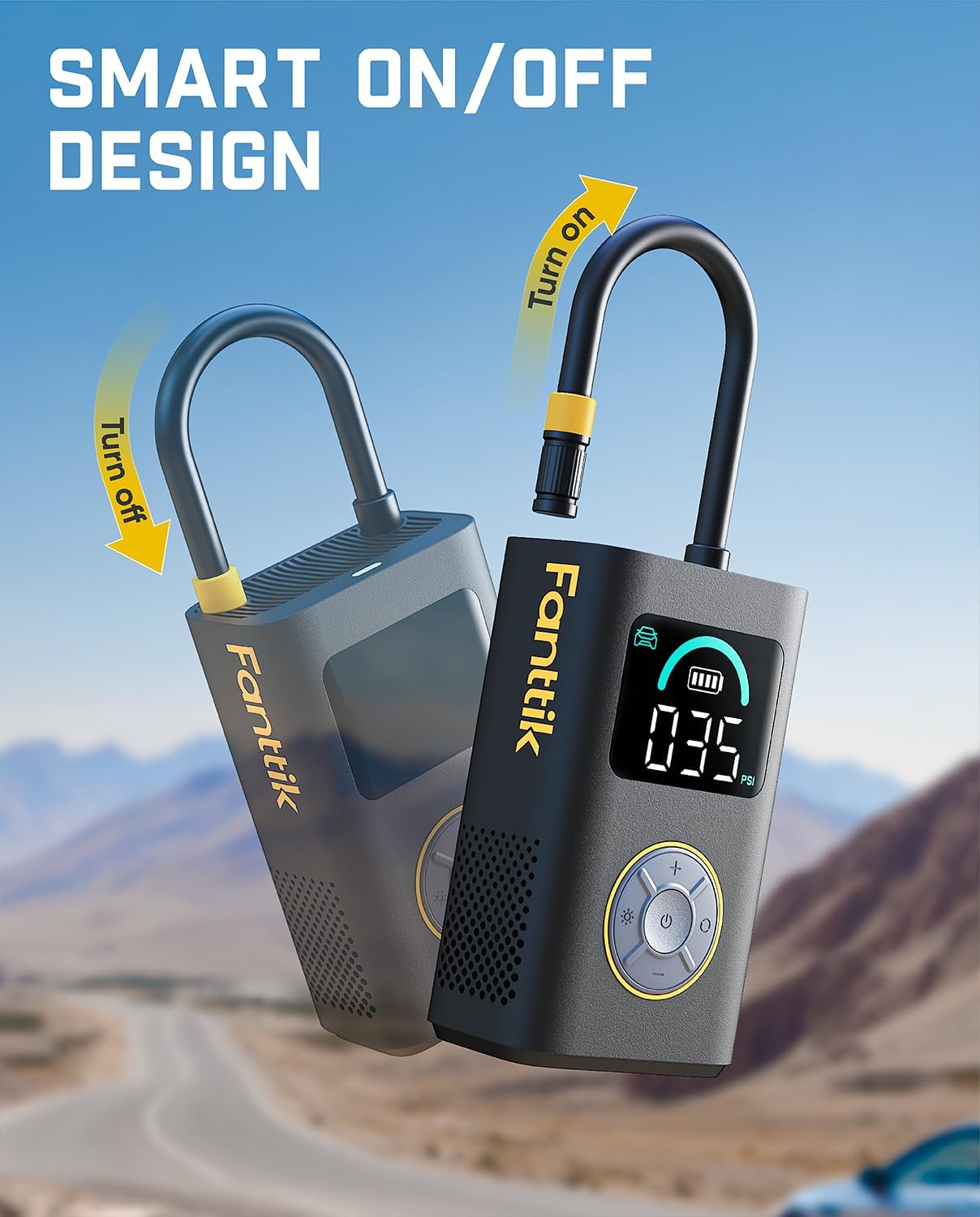 Thumbnail 2 de Fanttik X10 Pro 150 PSI Portable Tire Inflator