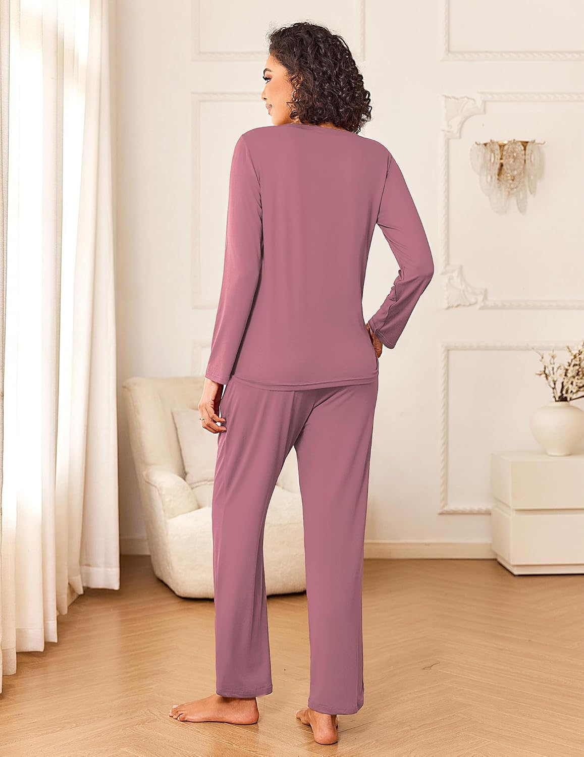 Thumbnail 1 de Ekouaer Women's Pajama Set with Long Sleeves