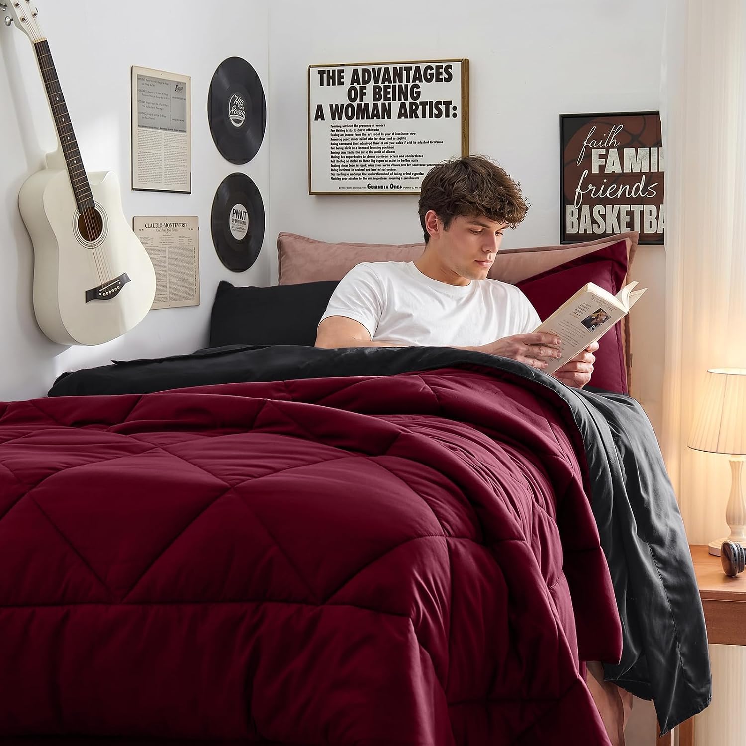 Thumbnail 4 de HEVUMYI Twin XL Comforter Set