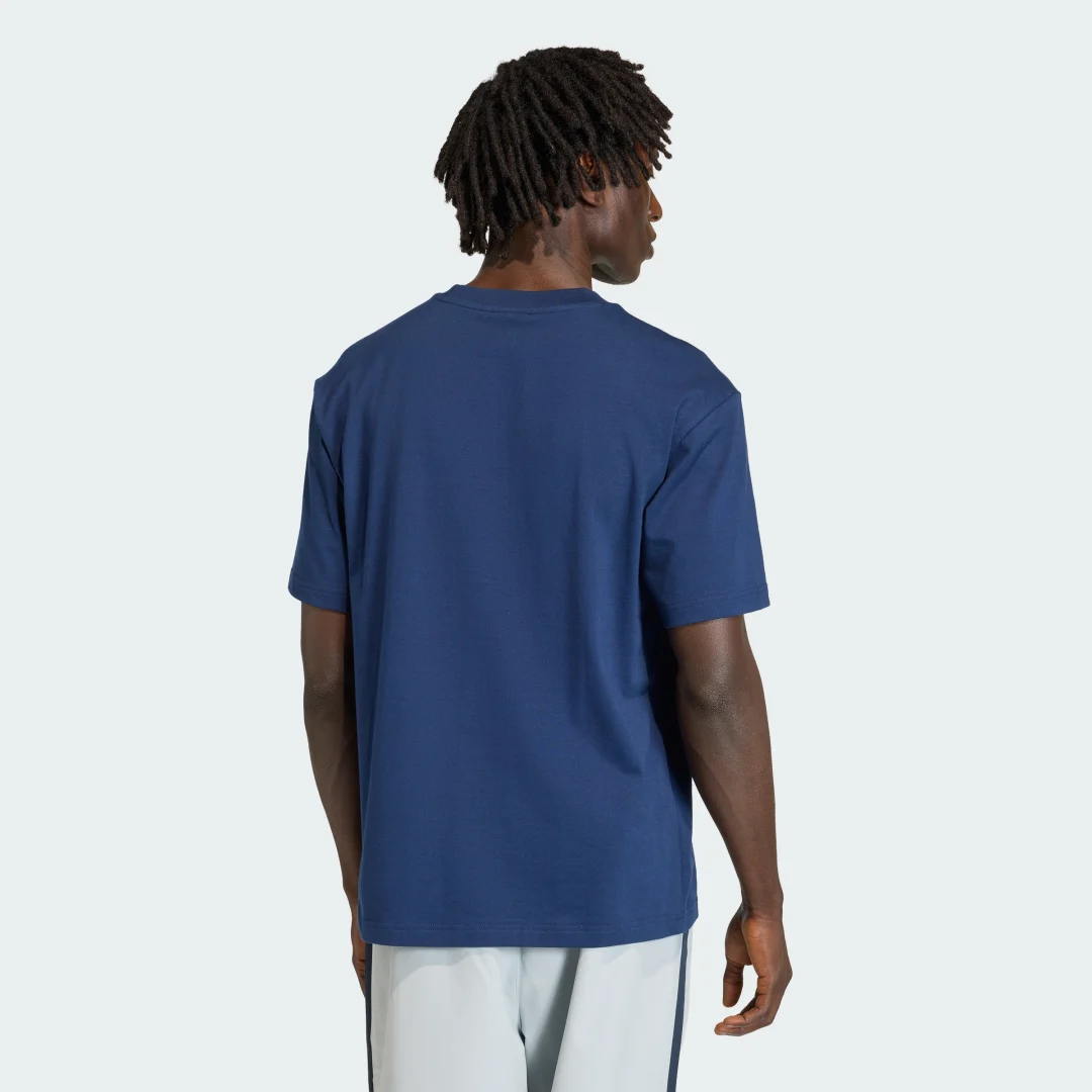 Detalle 2 de adidas CAMISETA ADICOLOR TREFOIL azul