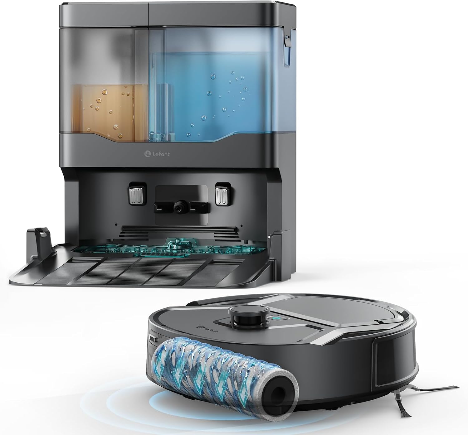 Detalle de Lefant M210 PRO Omni Saugroboter mit Wischfunktion