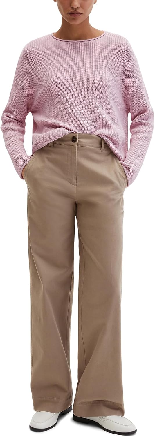 Detalle de Marc O'Polo Damen Pullover 602605960171 – Alltagstauglicher Casual-Pullover