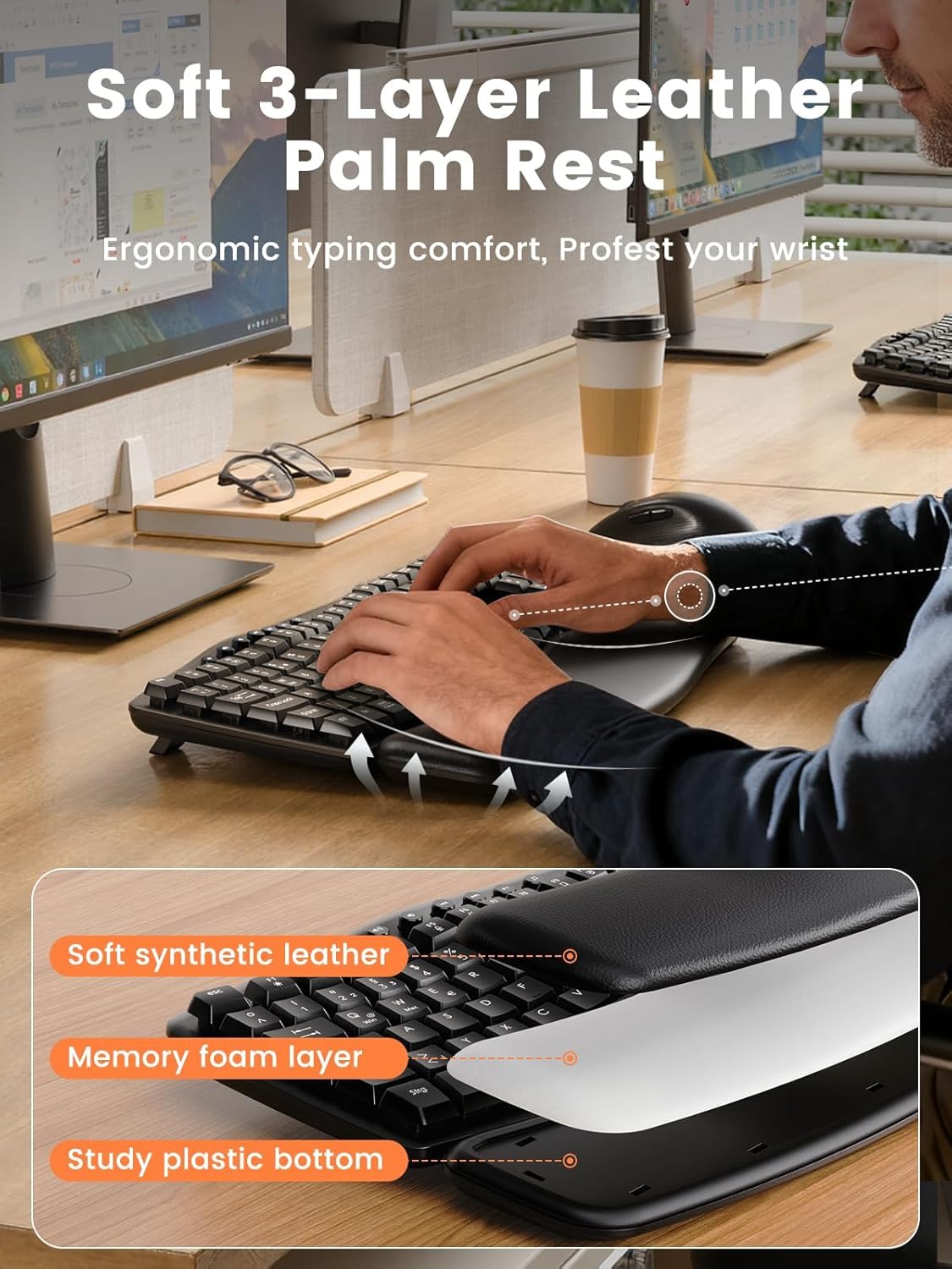 Thumbnail 1 de SABLUTE Wave keyboard 30 dB wireless set