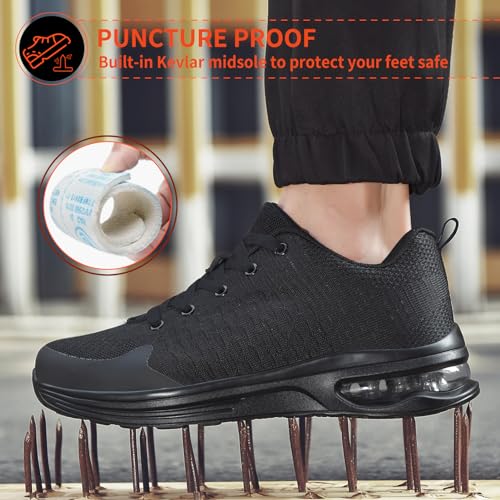 Thumbnail 2 de Safety Trainers Steel Toe Cap Trainers by LUPWEE