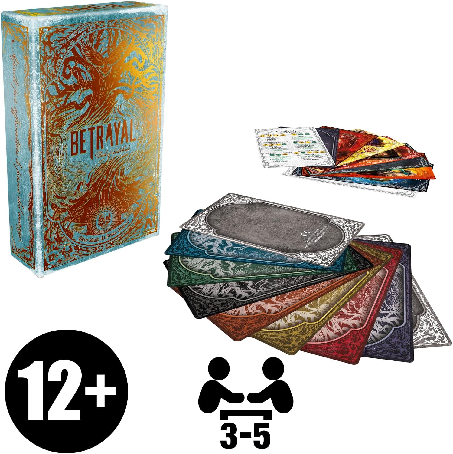 Detalle 2 de Betrayal Deck of Lost Souls gioco di carte 90+ 🎴