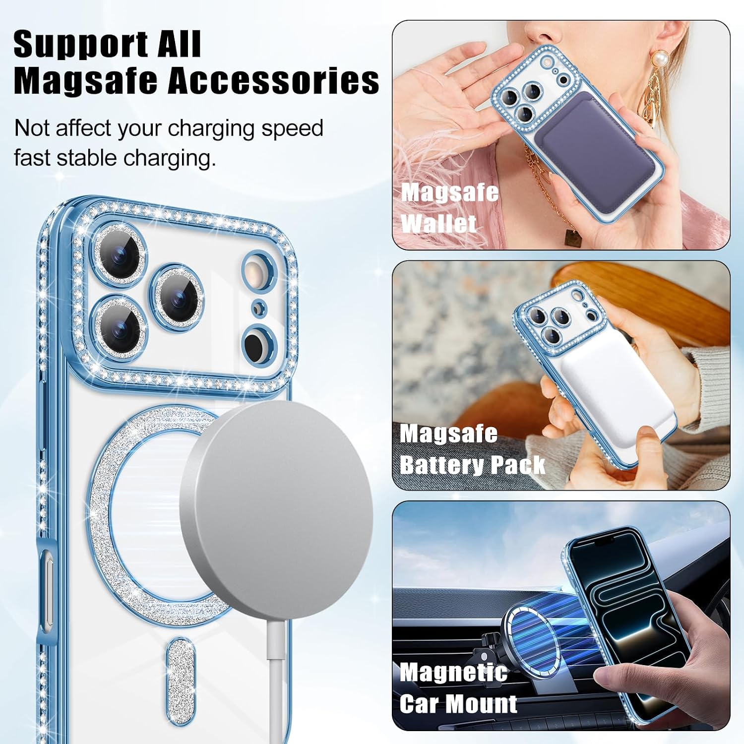 Detalle de Newseego iPhone 17 Pro MagSafe case