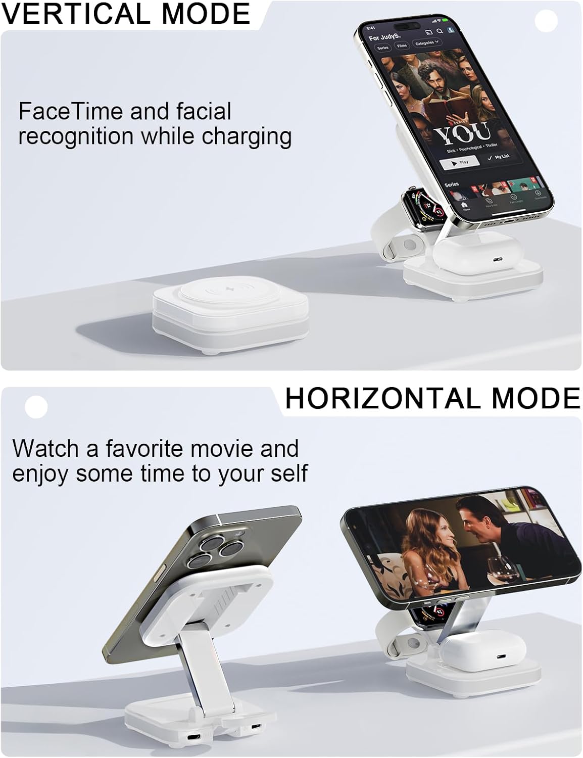 Thumbnail 6 de Apple MagSafe 5-in-1 Magnetic Charging Stand, Night Light