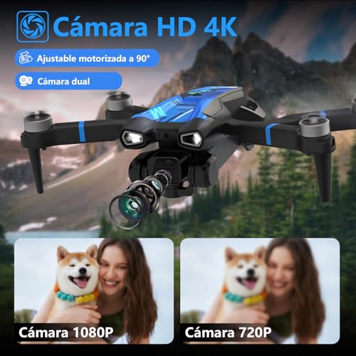 Detalle de Morlyrctooy Dron con Cámara 4K M18LCD: plegable y estable para exteriores e interiores