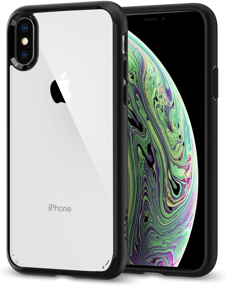 Detalle 2 de Spigen Ultra Hybrid pour iPhone X / XS – coque hybride noire