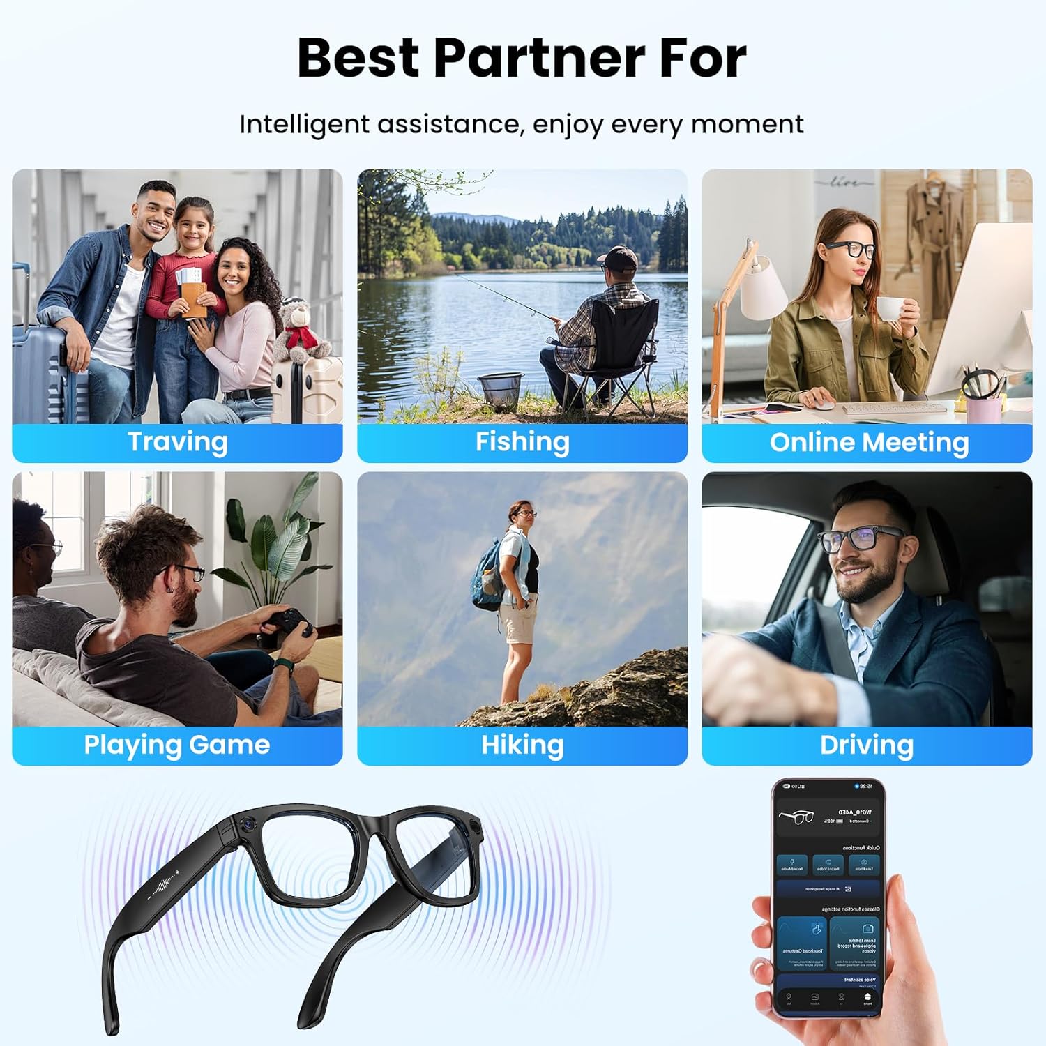 Thumbnail 6 de Mingtawn AI Smart Glasses 270 mAh