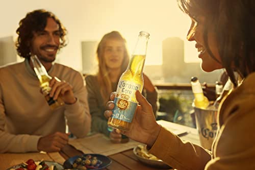 Detalle 2 de Corona Cero - Pack 24 Botellas 33cl, 0.0% Alcohol 🍻