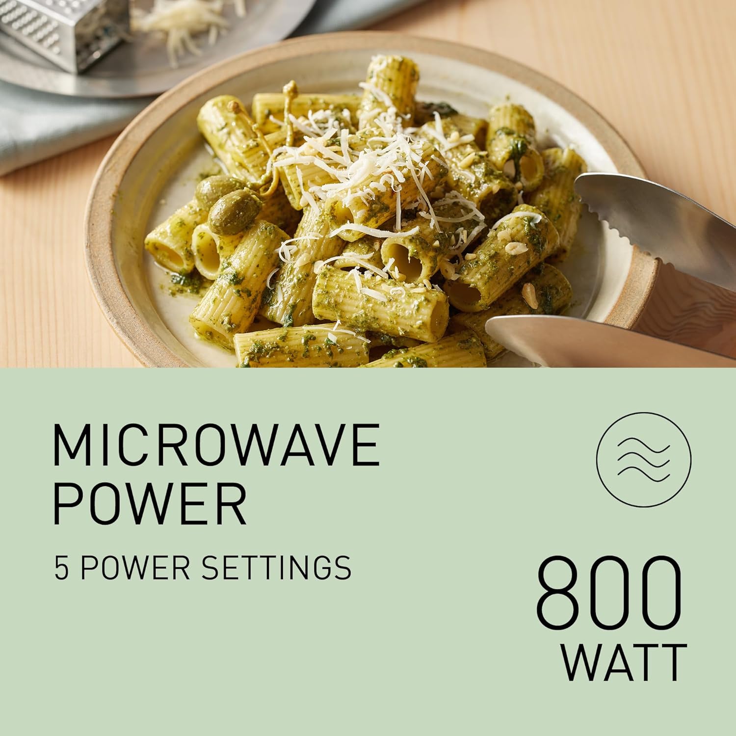 Thumbnail 2 de Panasonic NN-ST23QMBPQ 20L Solo Microwave Oven — 800W, LED Display, Auto Defrost