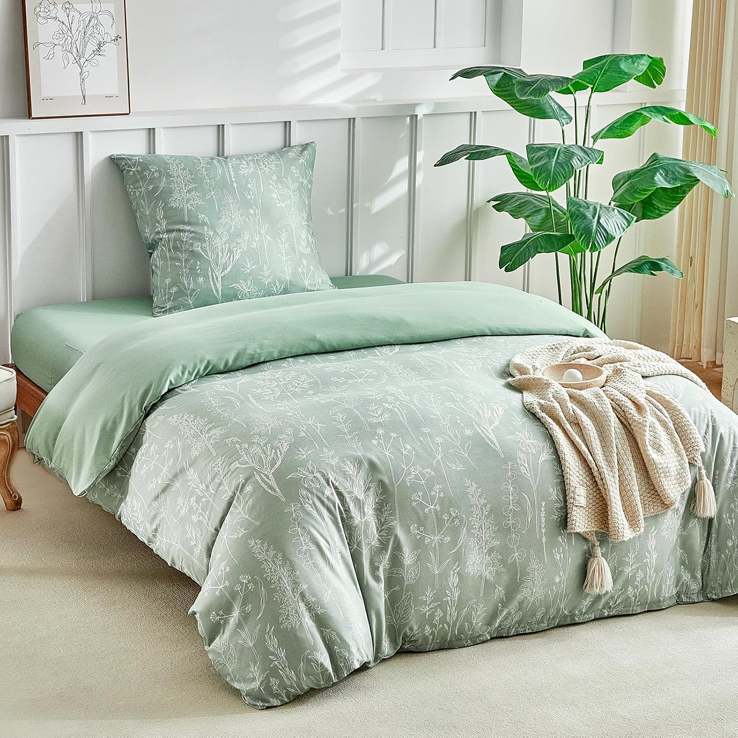 Detalle 2 de Tokokimo 3 Pcs Single Duvet Cover Set 135x200