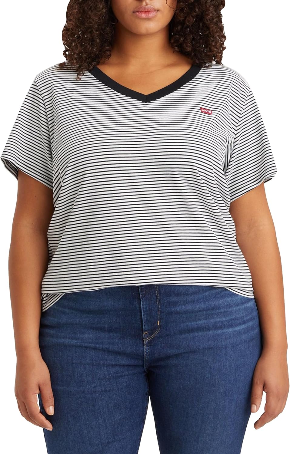Thumbnail 6 de Levi's Plus Size V-Neck Tee Donna