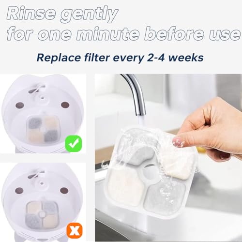 Thumbnail 5 de Filtre Acmerota pour fontaine Catit PIXI – Lot de 18 filtres de rechange