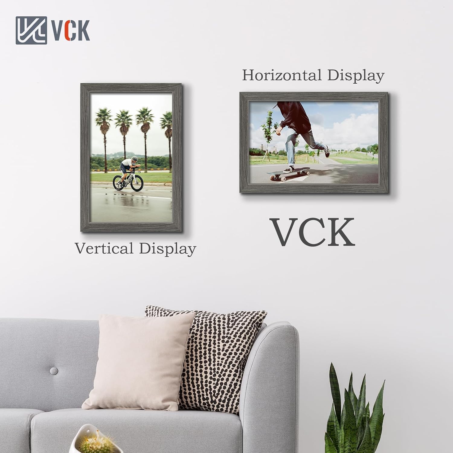 Thumbnail 5 de VCK 11x17 Picture Frame 5-Pack gray solid wood frames 🖼