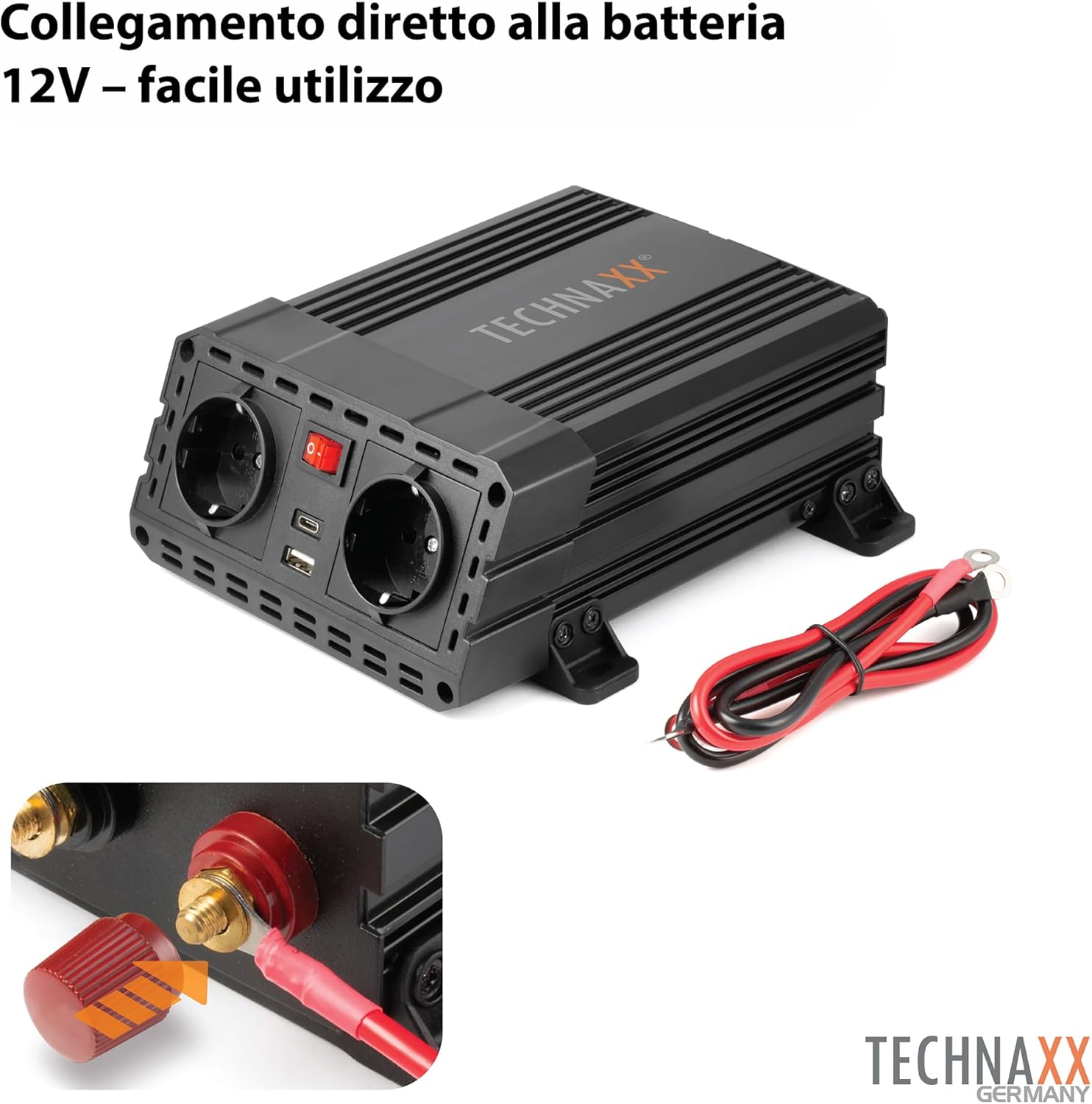 Thumbnail 6 de Technaxx TE19 Inverter Auto 12V 600W