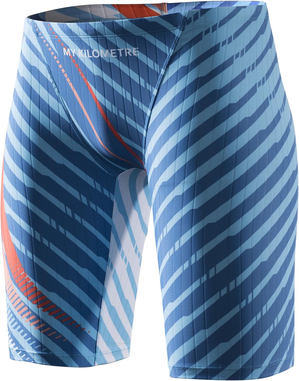 Thumbnail 6 de MY KILOMETRE Jammer Swimsuit Mens Solid Endurance Long Training Jammer
