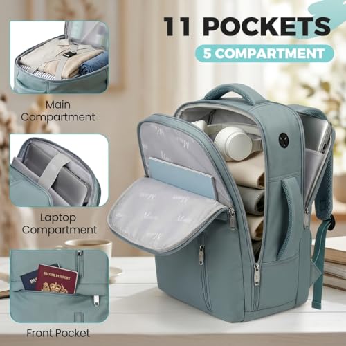 Thumbnail 3 de MATEIN for New Ryanair Cabin Bags 40x30x20: Practical Underseat Travel Backpack