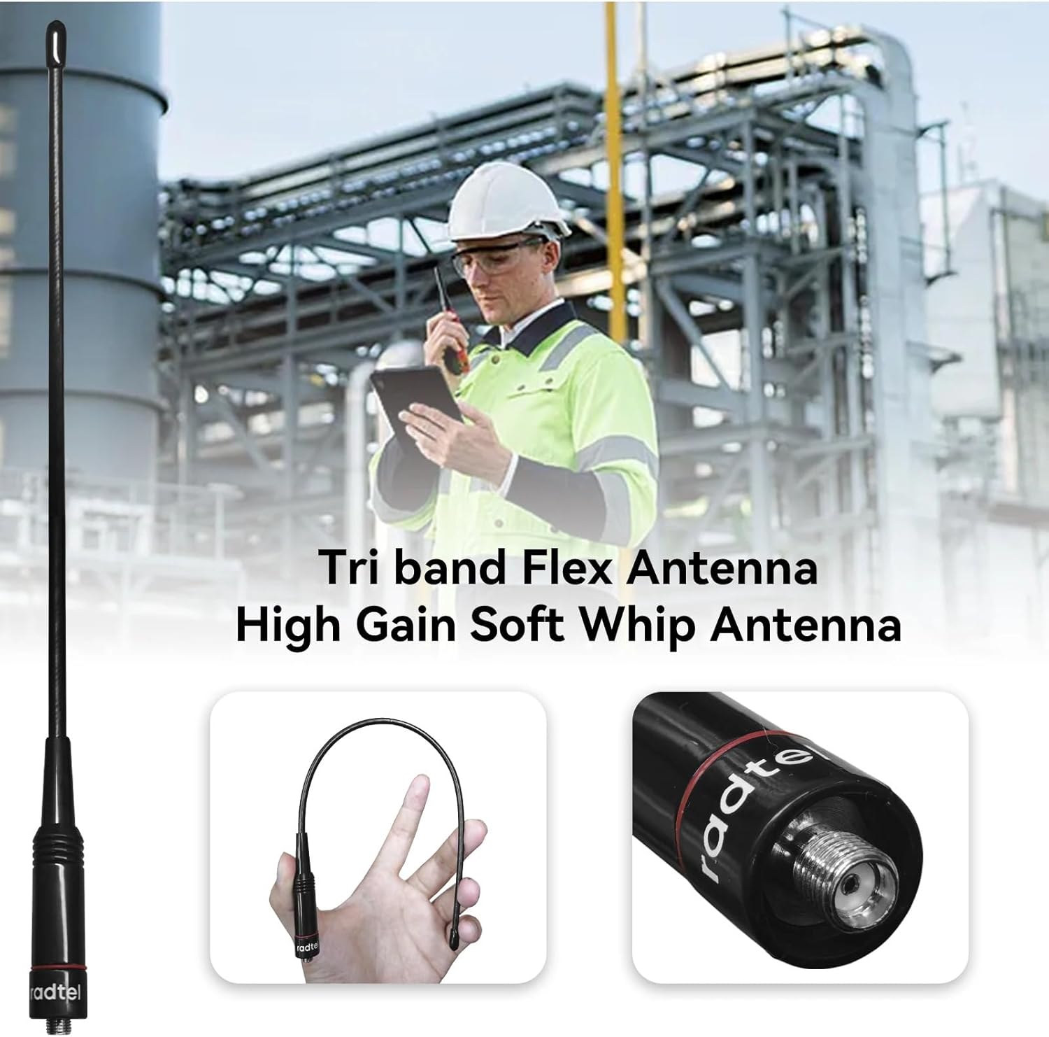 Thumbnail 5 de Radtel RHD-771S antenna tri-band 35 cm 📡
