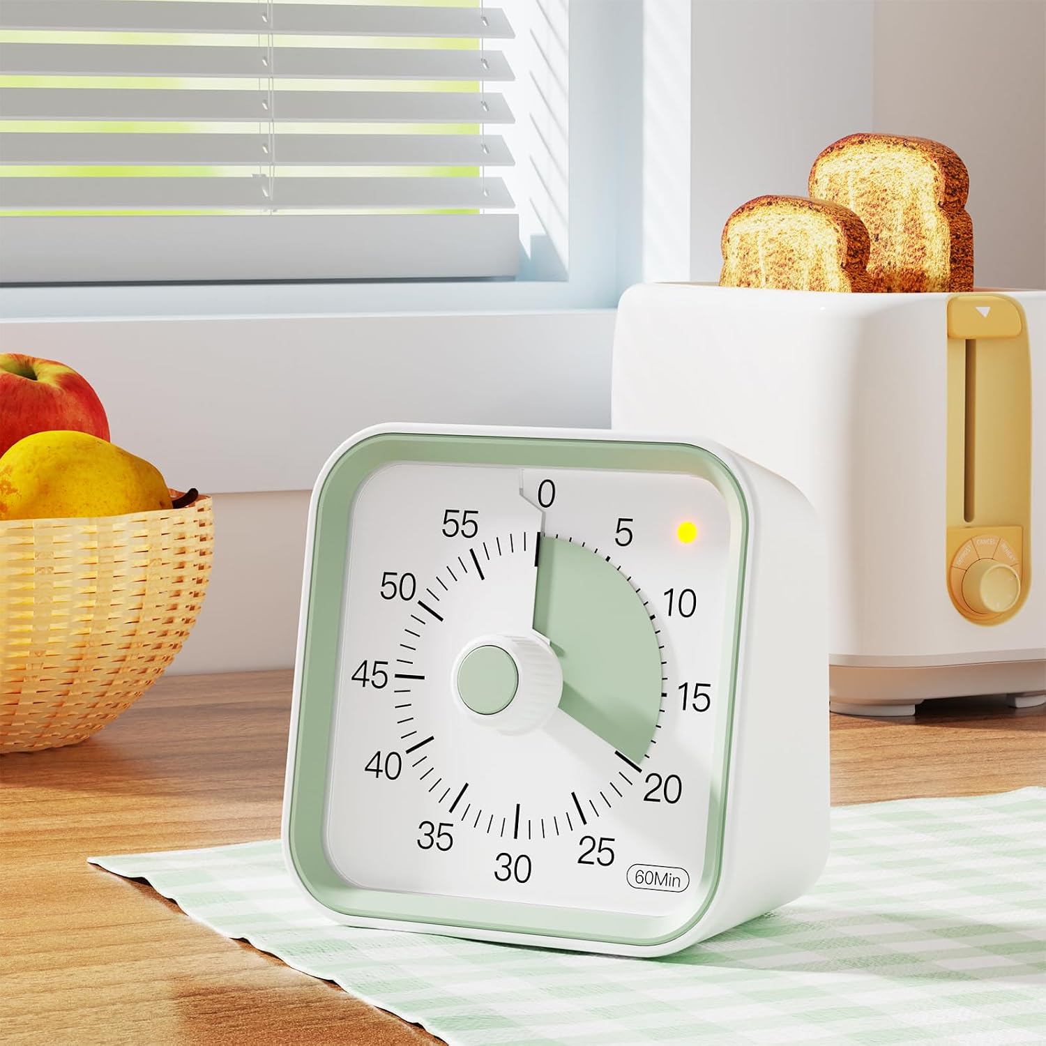 Thumbnail 1 de InfPokid Visual Timer for Kids with Pause Function (60 Minute) – Quiet, ADHD-friendly Rainbow Timer