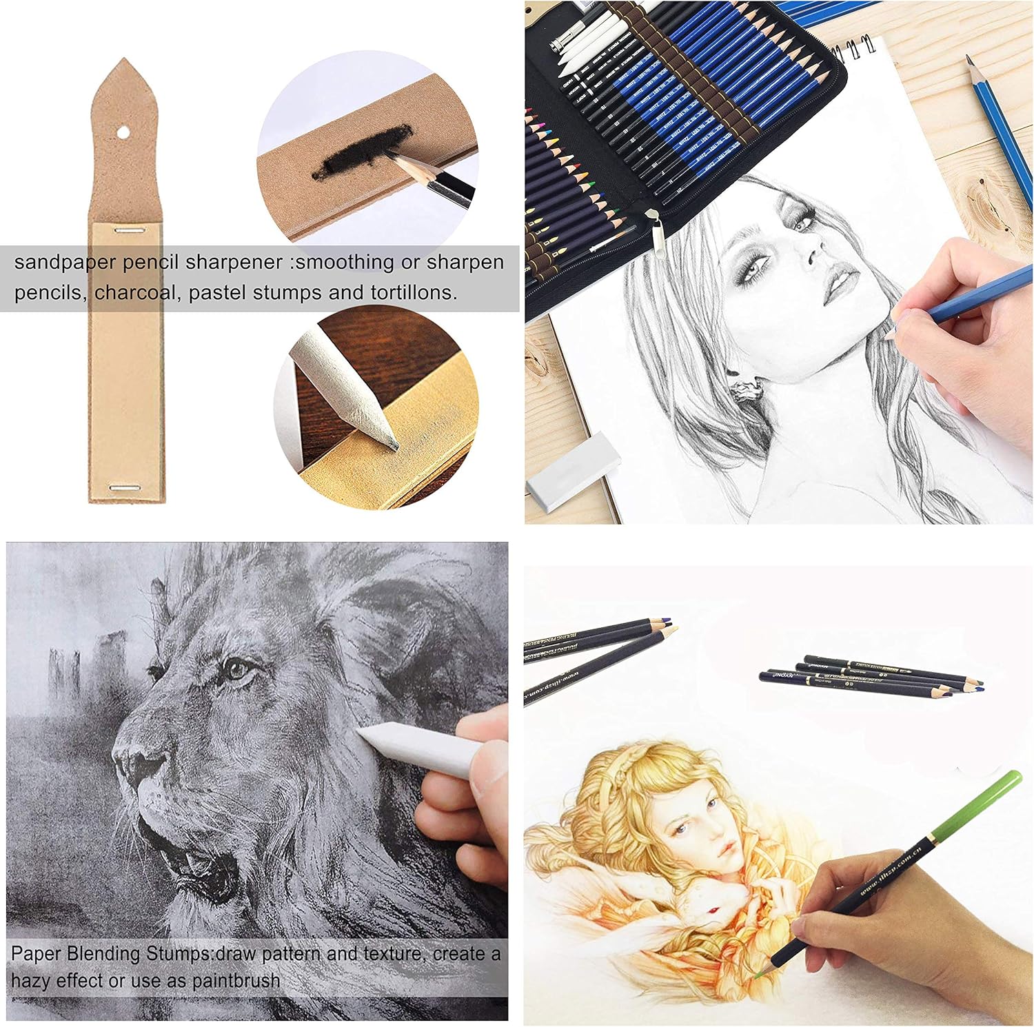 Thumbnail 5 de WGOT Matite da disegno 72 pezzi