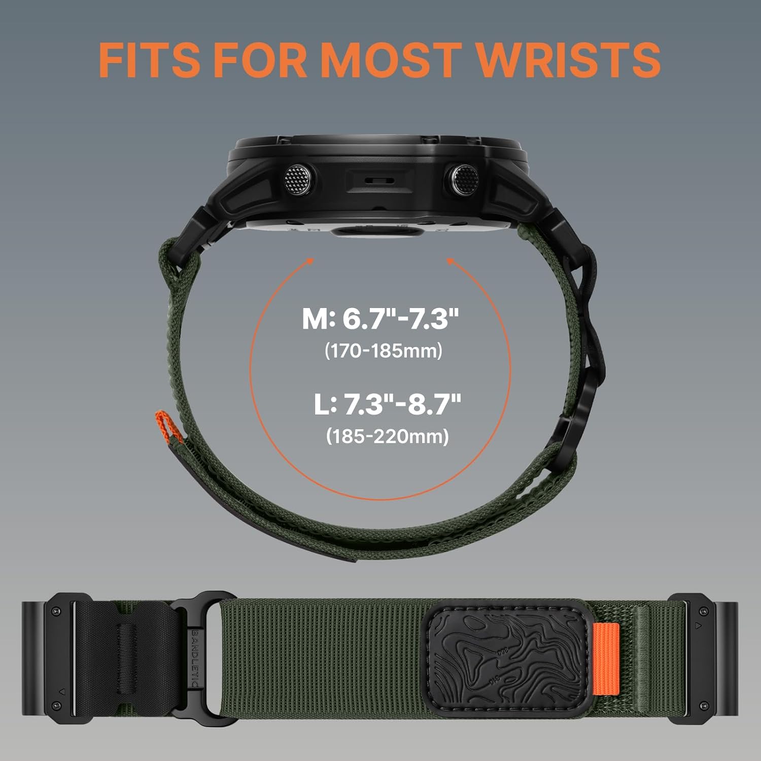 Thumbnail 5 de Bandletic 26mm Garmin quick fit strap