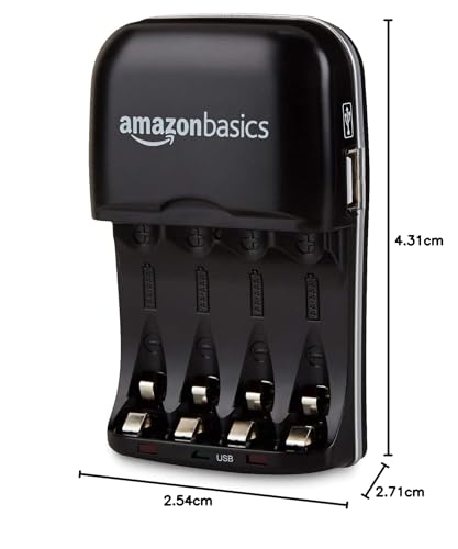 Thumbnail 7 de Amazon Basics Chargeur Ni-MH AA AAA USB ⚡