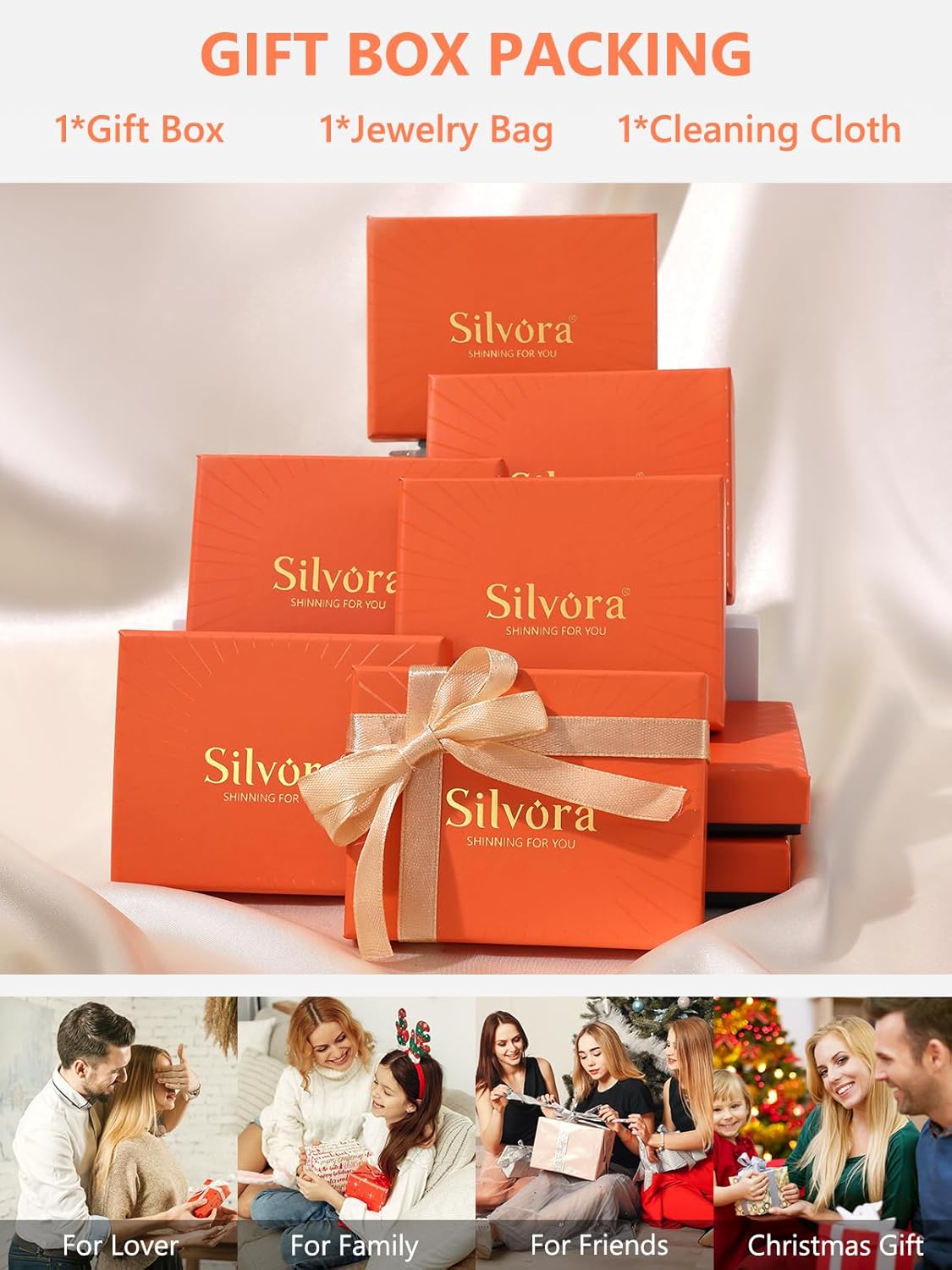 Thumbnail 6 de Silvora Chaîne gourmette en acier inoxydable pour femme – 2 mm, longueur réglable 36–76 cm