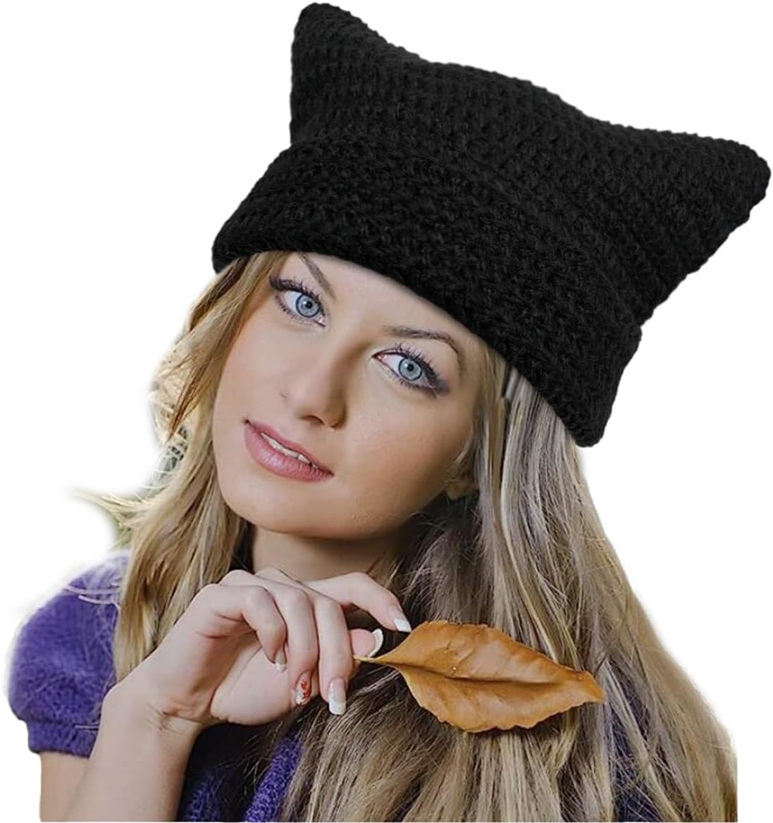 Detalle 2 de DANMY Women's Knit Beanie in Acrylic