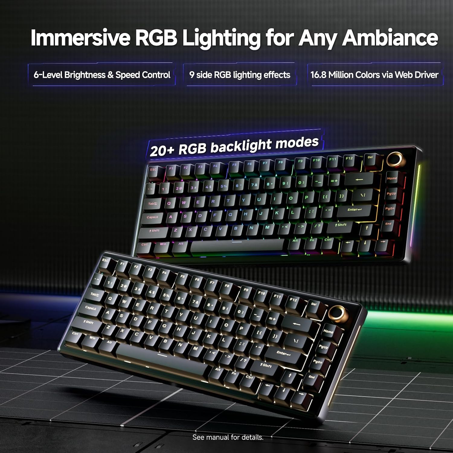 Thumbnail 5 de TMKB T81E 75% mechanische Gaming-Tastatur