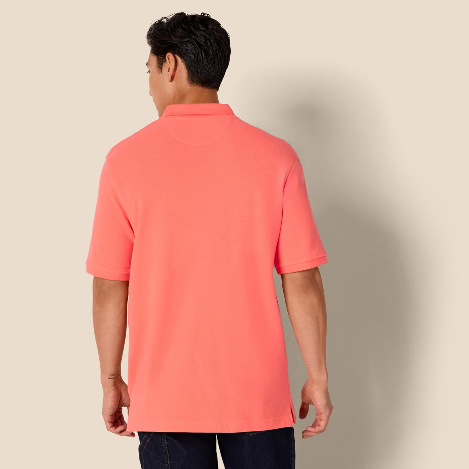 Thumbnail 3 de Herren Polohemd aus Baumwollpiqué mit normaler Passform (in Übergrößen) – Amazon Essentials