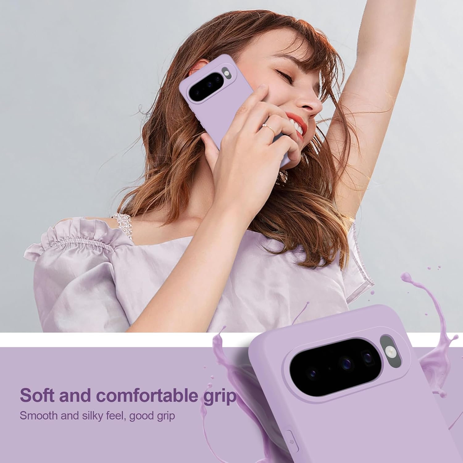 Thumbnail 3 de Btstring Case for Google Pixel 10 / Pixel 10 Pro — Soft Silicone Case with Upgraded Camera Protection
