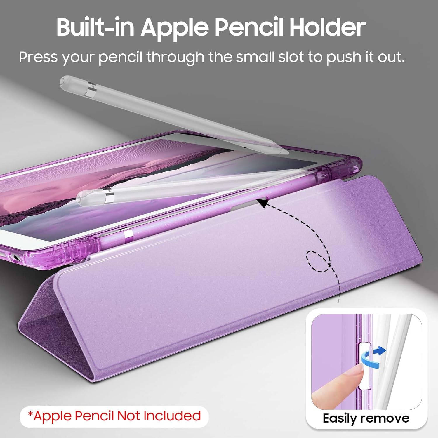 Thumbnail 5 de FINTIE Glitter Case for iPad 10.2-inch with Pencil Holder