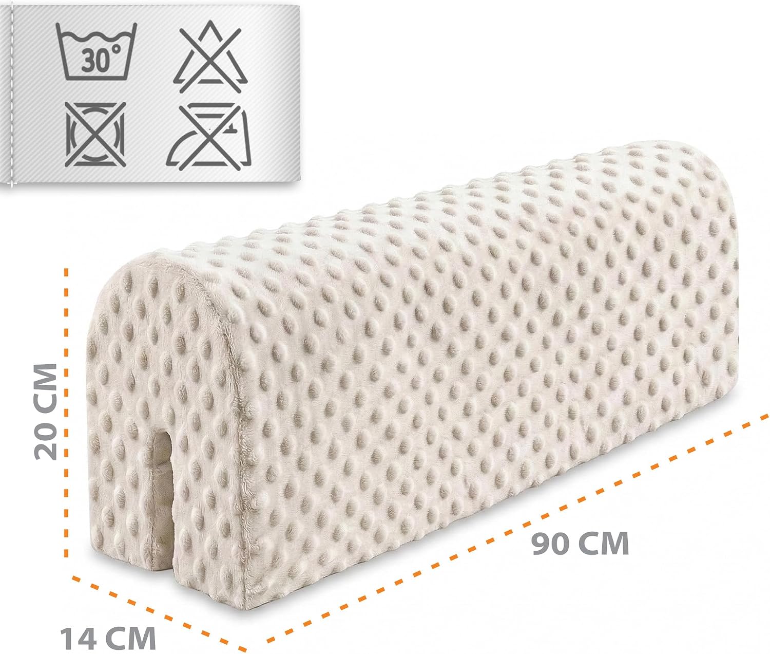 Thumbnail 1 de Bettkantenschutz 90 cm für Kinderbetten mit Minky Bezug – sicher, flexibel und pflegeleicht