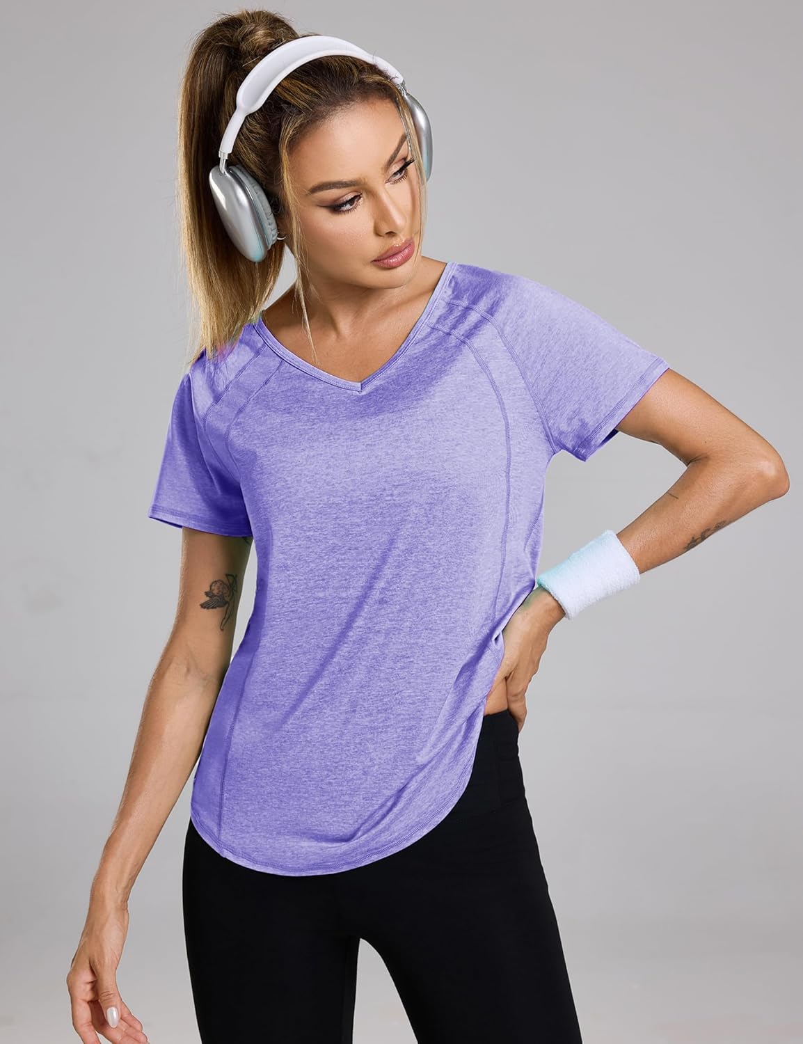 Thumbnail 1 de Wayleb maglietta sportiva da donna con scollo a V e manica raglan traspirante (S–3XL)