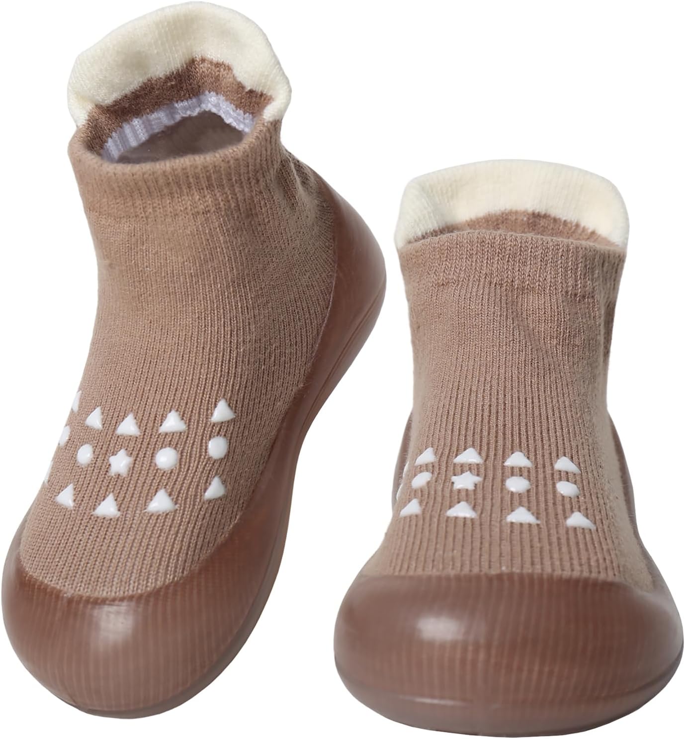 Thumbnail 1 de EDOTON Baby Sock Shoes: First Walking Shoes with Non-Slip Rubber Sole