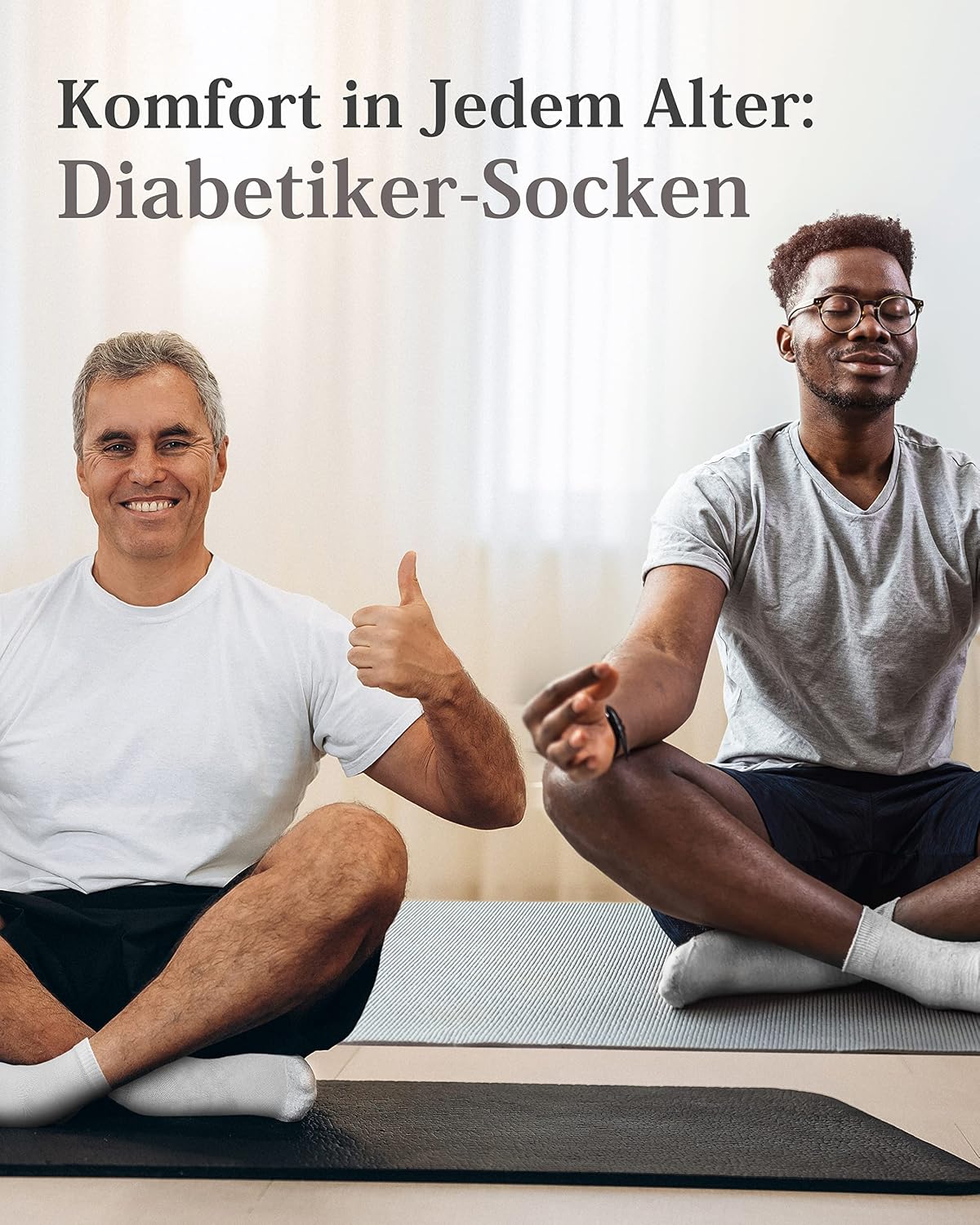 Thumbnail 4 de Fiera Besa Diabetikersocken Herren 39–46
