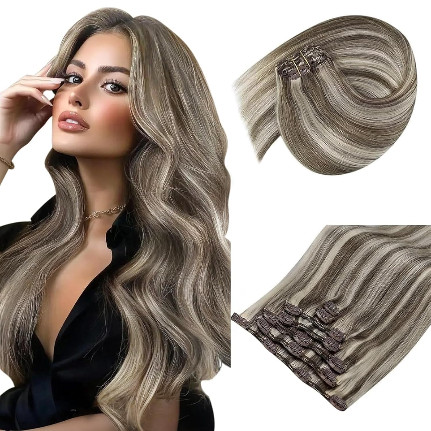 Detalle de Sunny Hair Clip In Extensions 12 inch Remy Hair