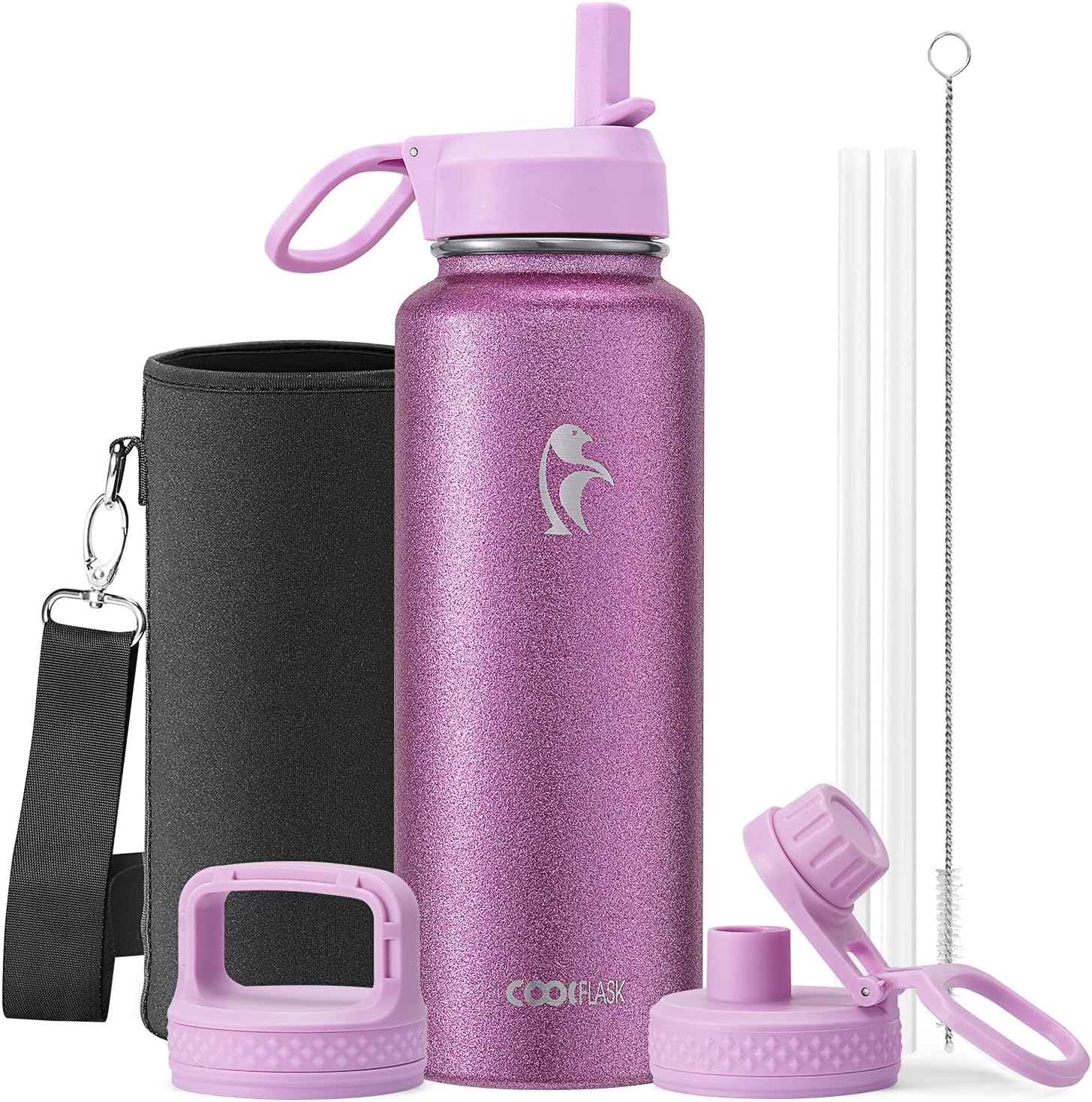 Detalle de Coolflask 1.2L insulated water bottle