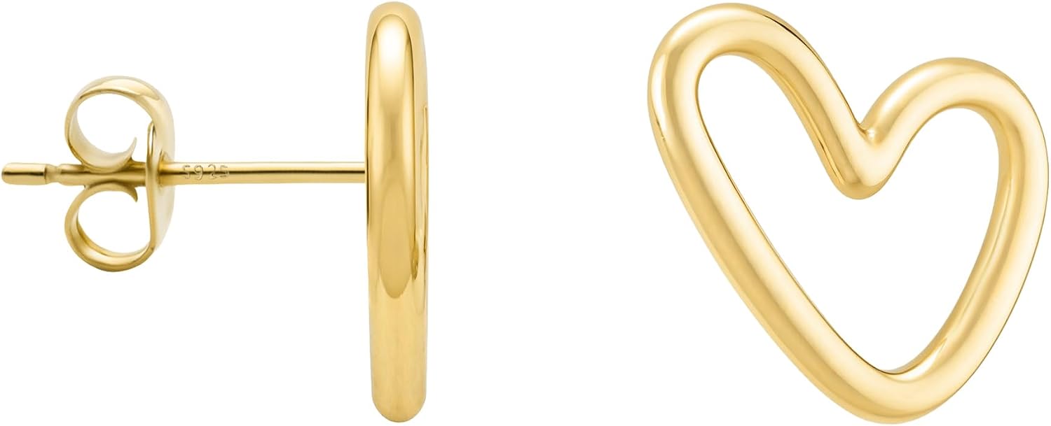 Thumbnail 6 de SOFIA MILANI: Orecchini da Donna in Argento 925 a Cuore – Perlo a Perno