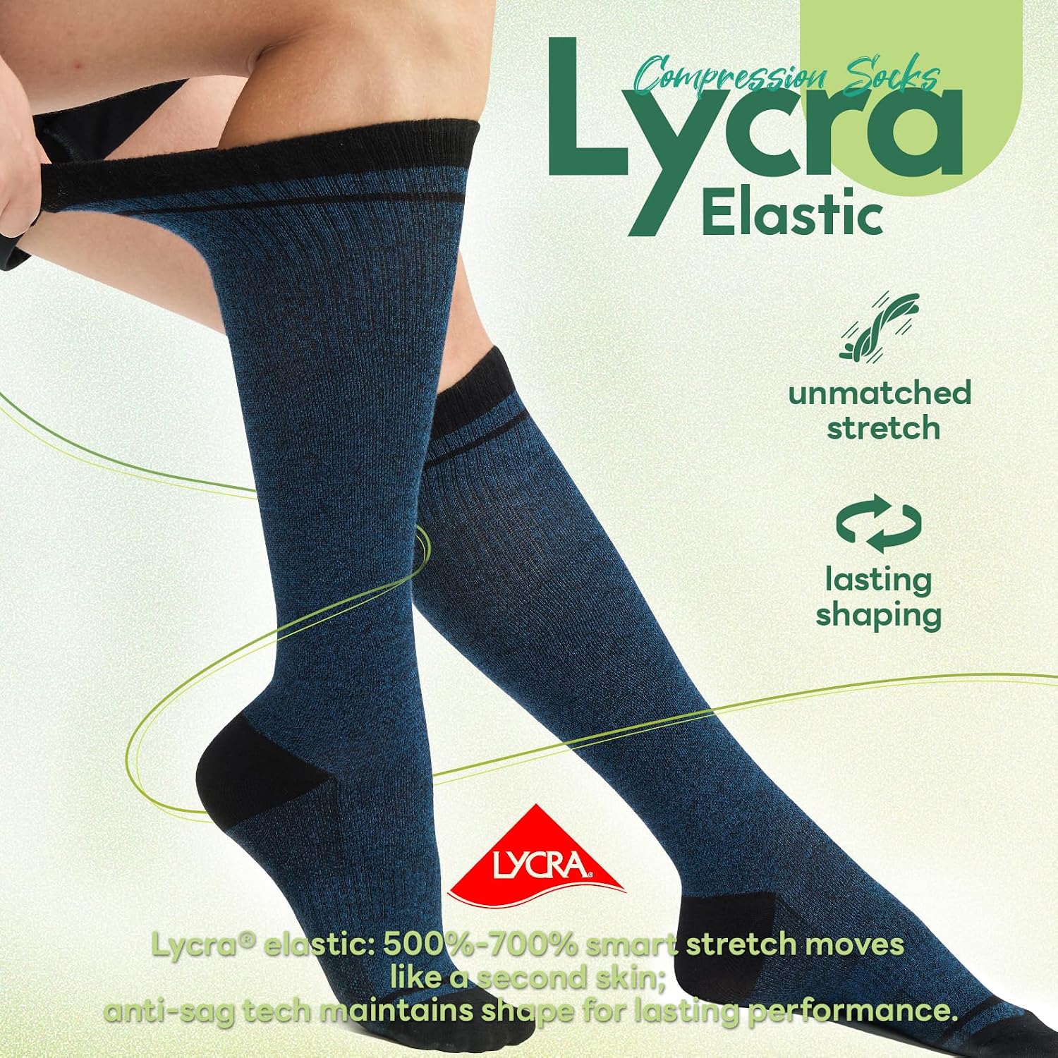Thumbnail 3 de Iambamboo 15-20 mmHg Compression Socks for Women & Men