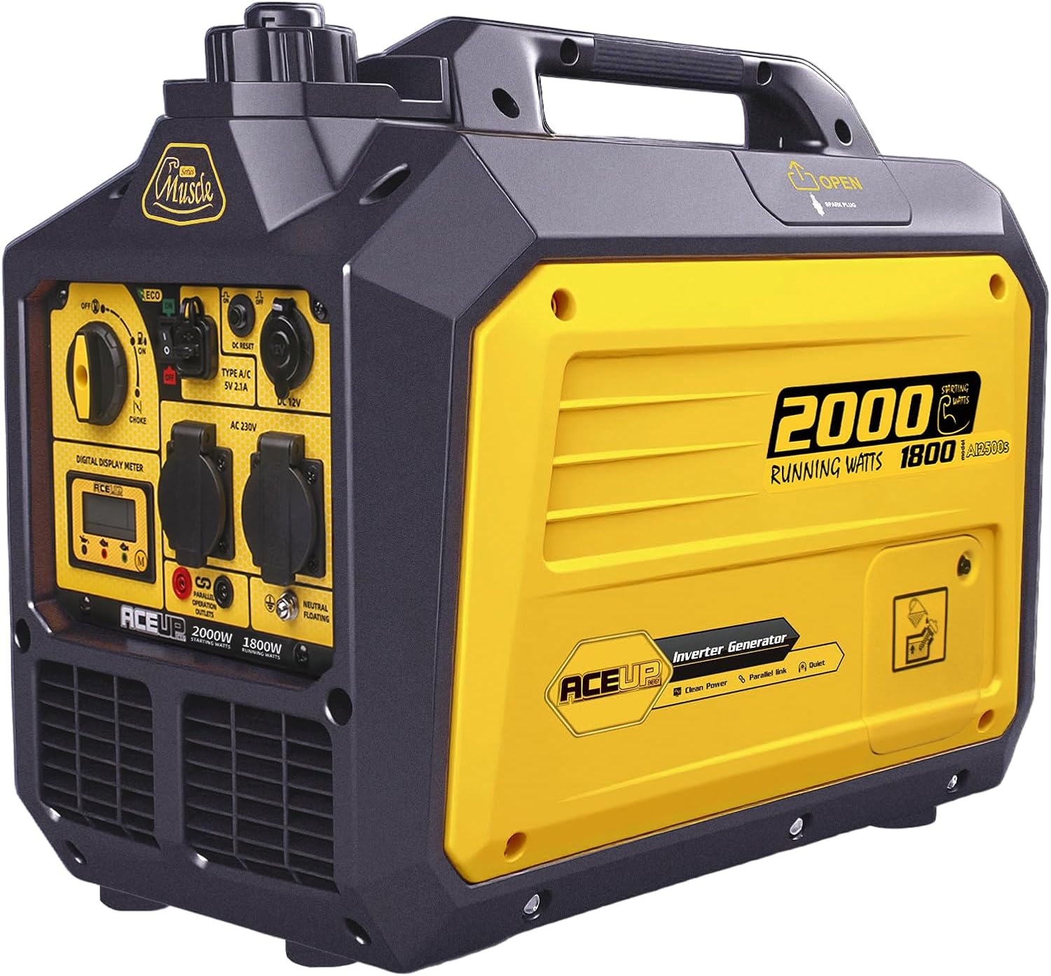 Thumbnail 2 de Aceup Energy 2000W Portable Inverter Generator