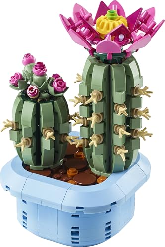 Thumbnail 9 de LEGO Botanicals Flowering Cactus: Artificial Plant Duo in Pastel Pot