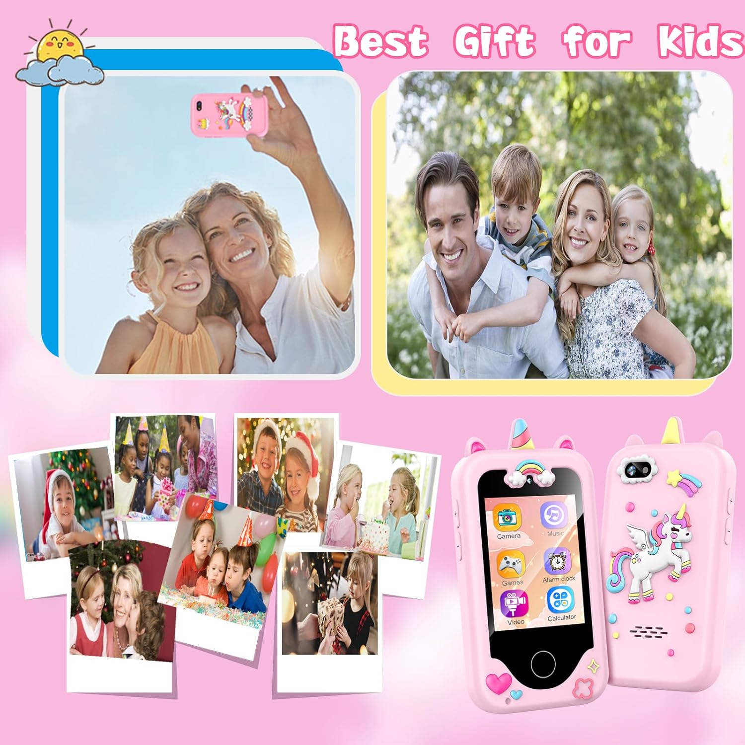 Thumbnail 6 de WEOLULI Kids Smart Phone Dual Camera